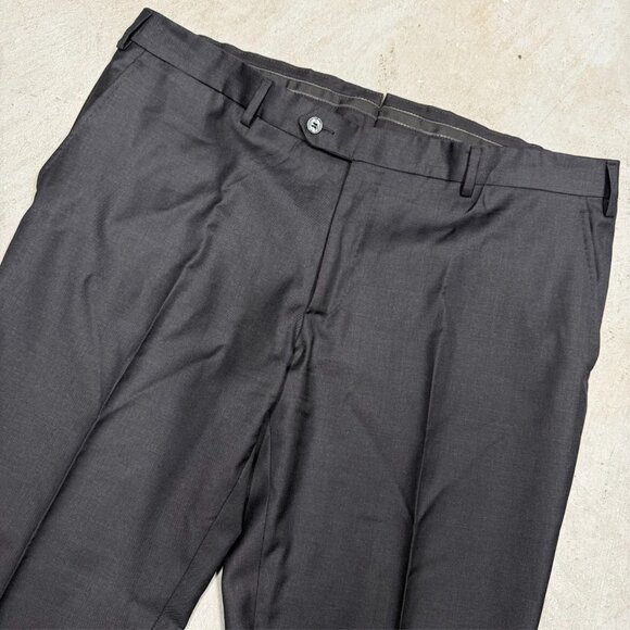 Luigi Bianchi Mantova Su Misura Dress Pants Guabello 130s Wool Trousers 42x30 - Picture 3 of 14